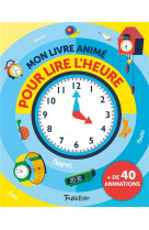 Mon livre anime pour lire l'heure