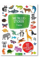 Autocollants metalliques les animaux