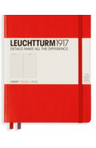 Carnet medium a5 rigide 249p numerotees port red