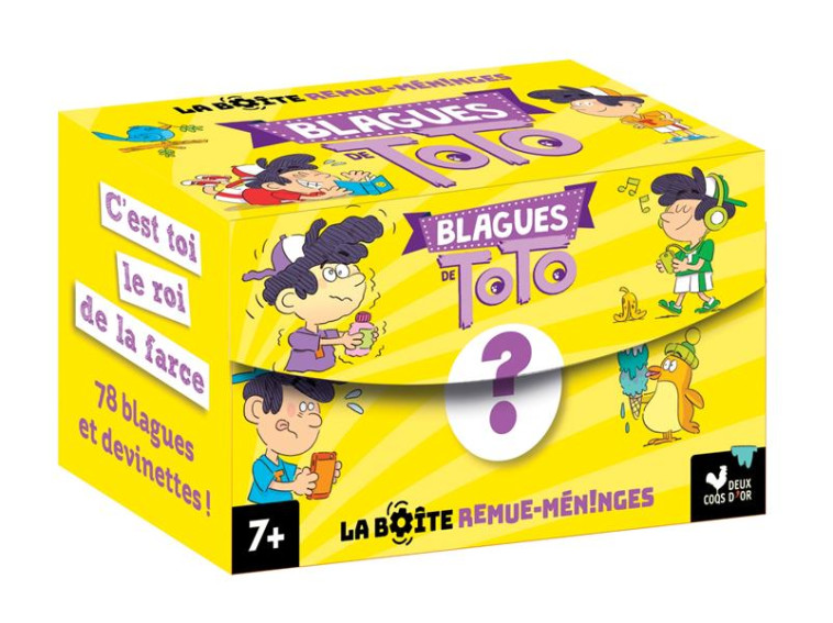 LA BOITE REMUE-MENINGES : BLAGUES DE TOTO - COLLECTIF - HACHETTE