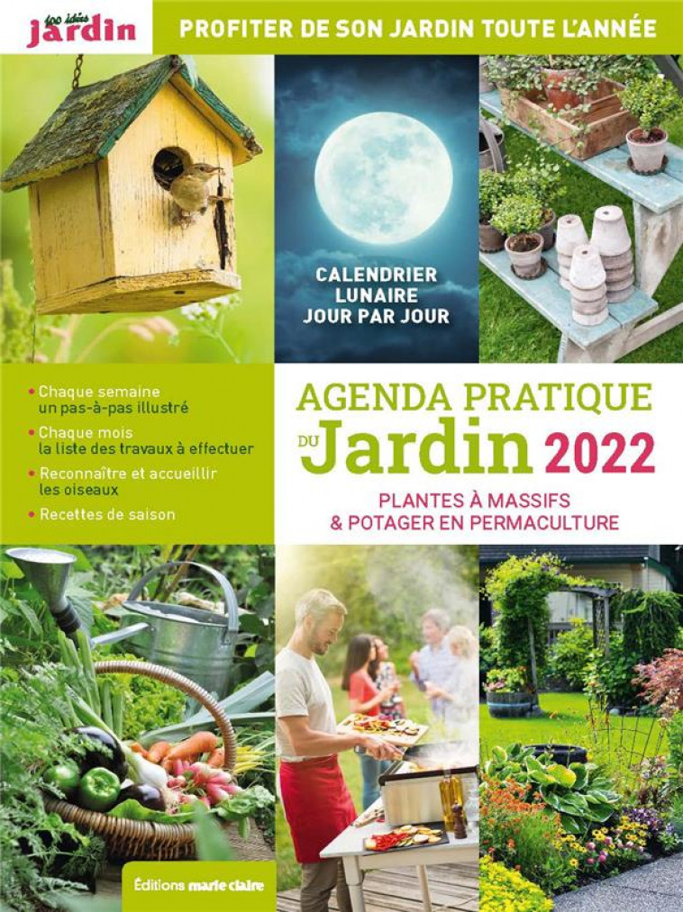AGENDA PRATIQUE DU JARDIN (EDITION 2022) - LEFRANCOIS SANDRA - MARIE-CLAIRE