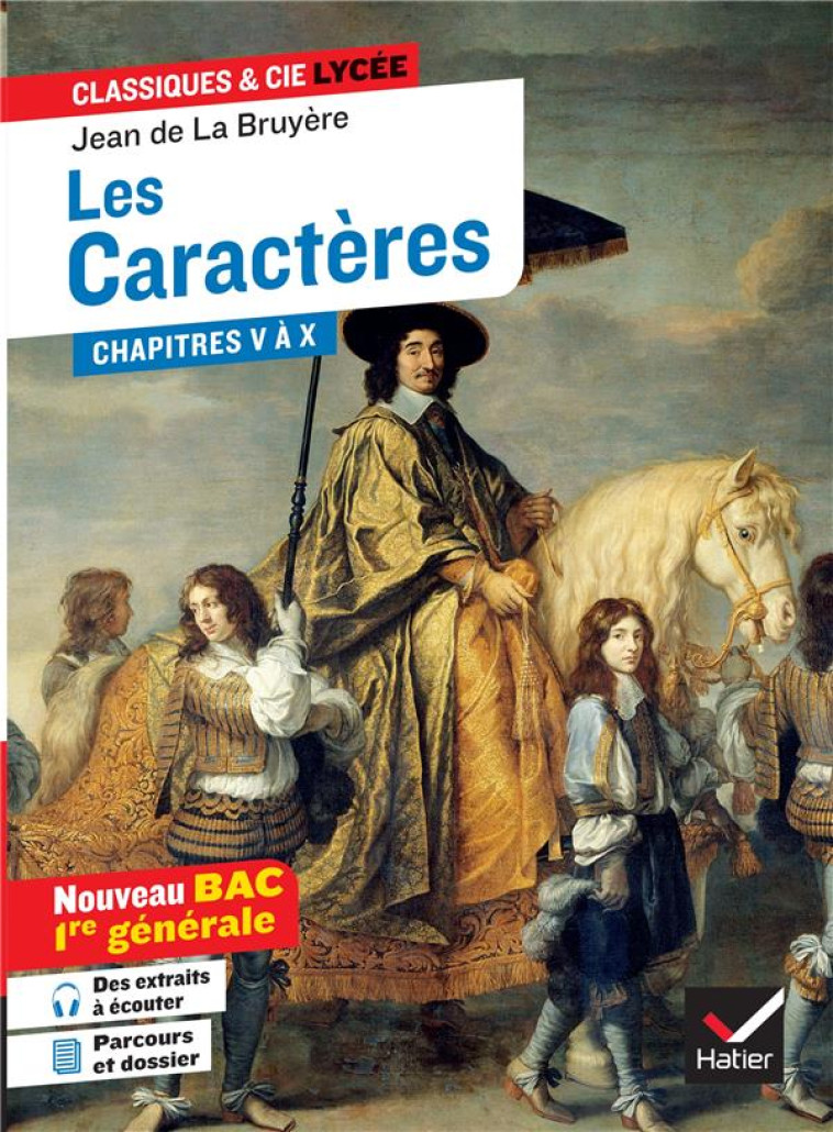 LES CARACTERES, LIVRES V A X - FERAUD/LA BRUYERE - HATIER SCOLAIRE