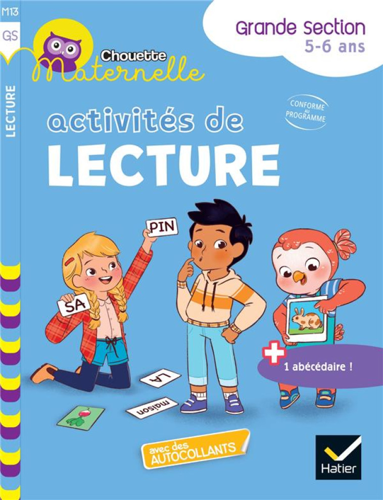 CHOUETTE ENTRAINEMENT : ACTIVITES DE LECTURE  -  GS - COHEN/ROULLIER - HATIER SCOLAIRE