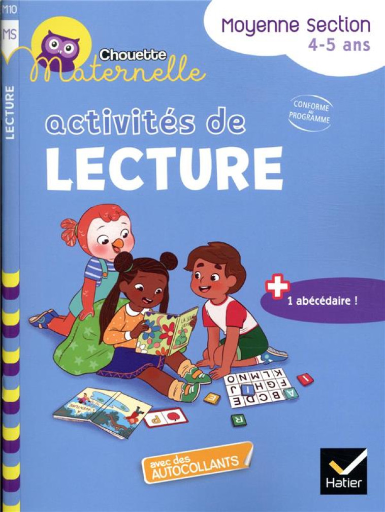 CHOUETTE ENTRAINEMENT : ACTIVITES DE LECTURE  -  MS - COHEN/ROULLIER - HATIER SCOLAIRE