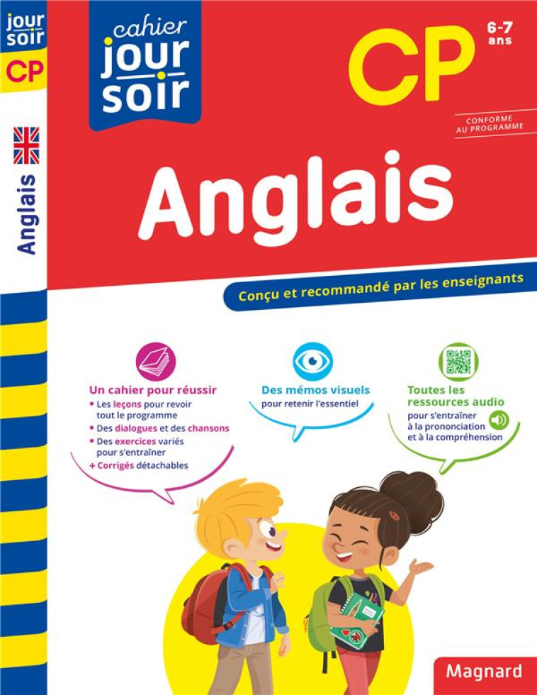 CAHIER DU JOUR / CAHIER DU SOIR  : ANGLAIS  -  CP - MANCEL/BERGE - MAGNARD