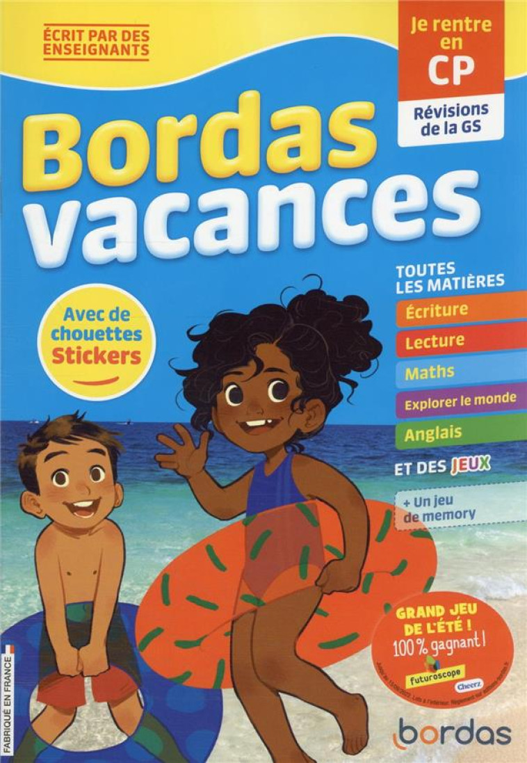 BORDAS VACANCES : JE RENTRE EN CP (EDITION 2022) - BOLIN/FABRE - BORDAS