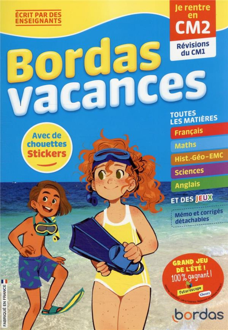 BORDAS VACANCES : JE RENTRE EN CM2 (EDITION 2022) - CLAVIER/BURGER - BORDAS