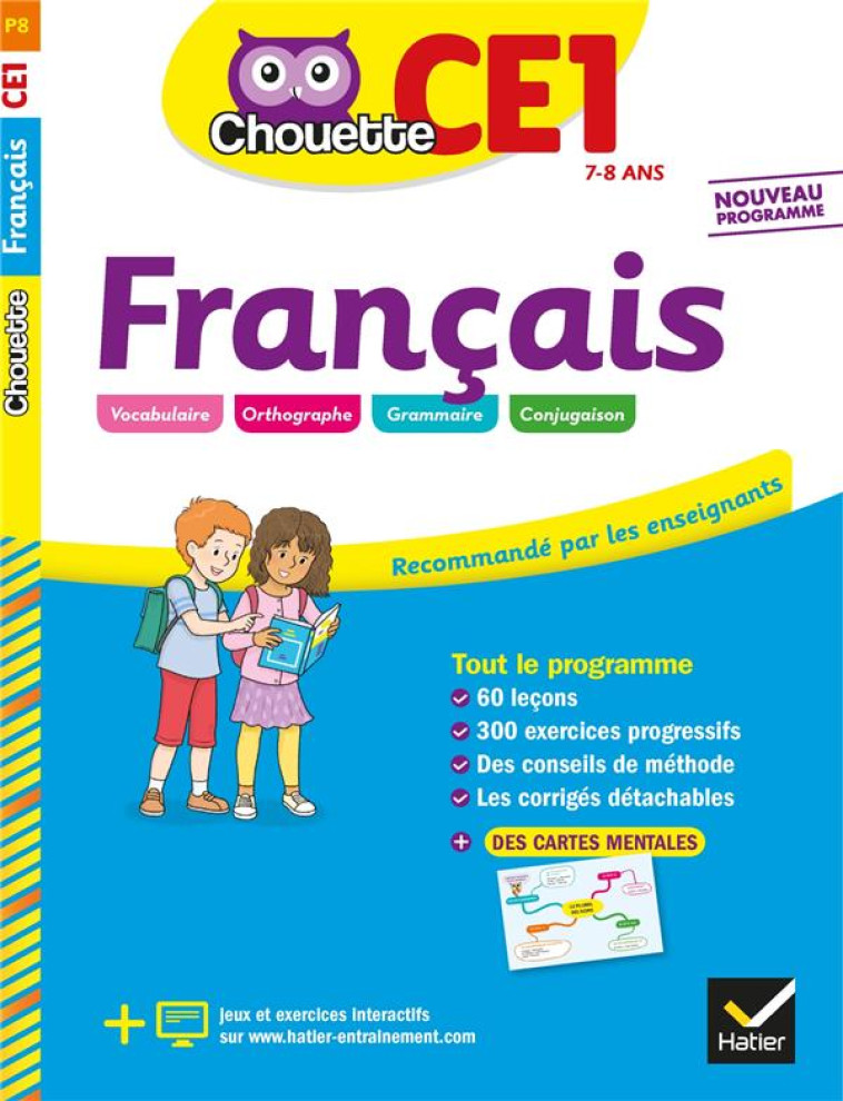 CHOUETTE ENTRAINEMENT : FRANCAIS  -  CE1 - MARCHAND DOMINIQUE - HATIER SCOLAIRE