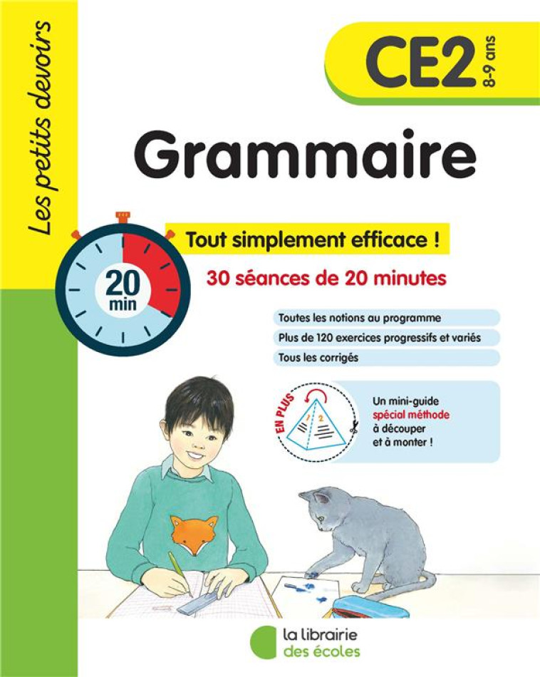 LES PETITS DEVOIRS : GRAMMAIRE  -  CE2 (EDITION 2023) - CHARDONNET/GRAVIER - ECOLES PARIS