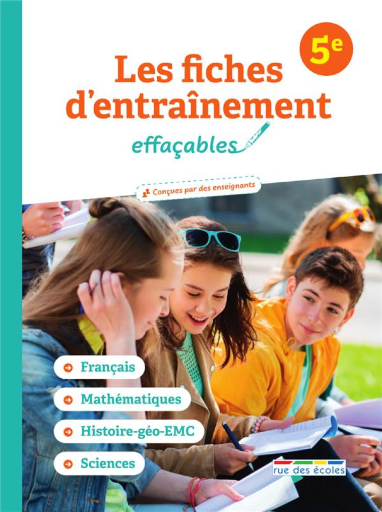 LES FICHES D'ENTRAINEMENT EFFACABLES : 5E - COLLECTIF - NC