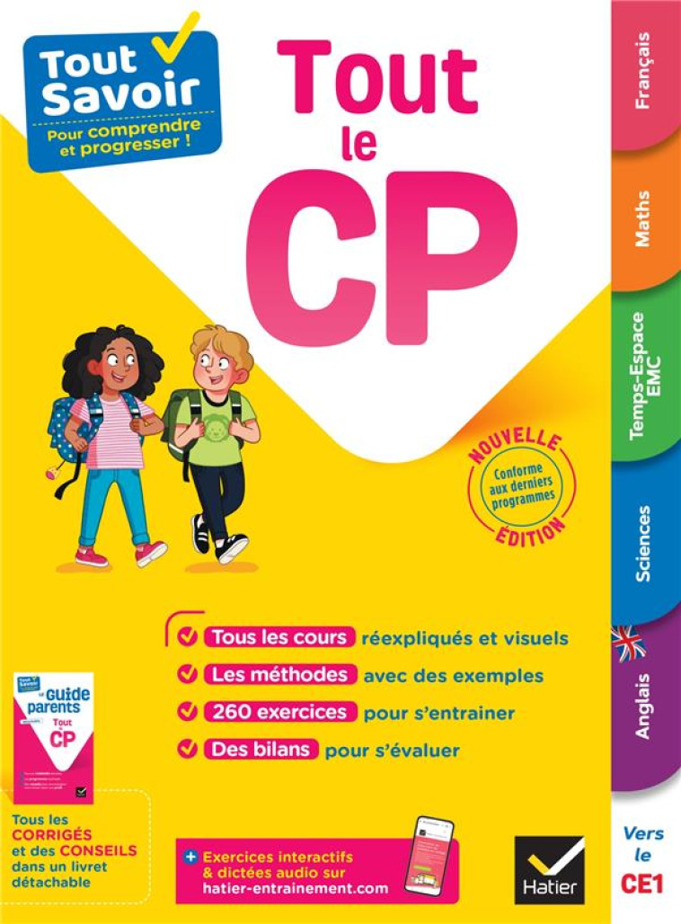 TOUT SAVOIR : TOUT LE CP - ANTOINE/IDIARD/MUL - HATIER SCOLAIRE