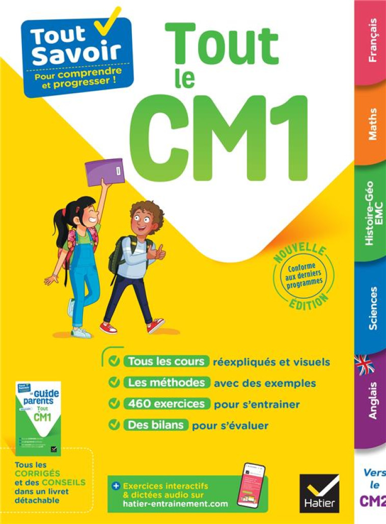 TOUT SAVOIR : TOUT LE CM1 - ANTOINE/IDIARD/MUL - HATIER SCOLAIRE