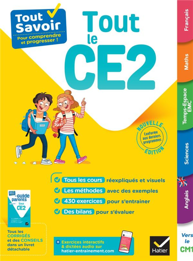 TOUT SAVOIR : TOUT LE CE2 - ANTOINE/IDIARD/MUL - HATIER SCOLAIRE