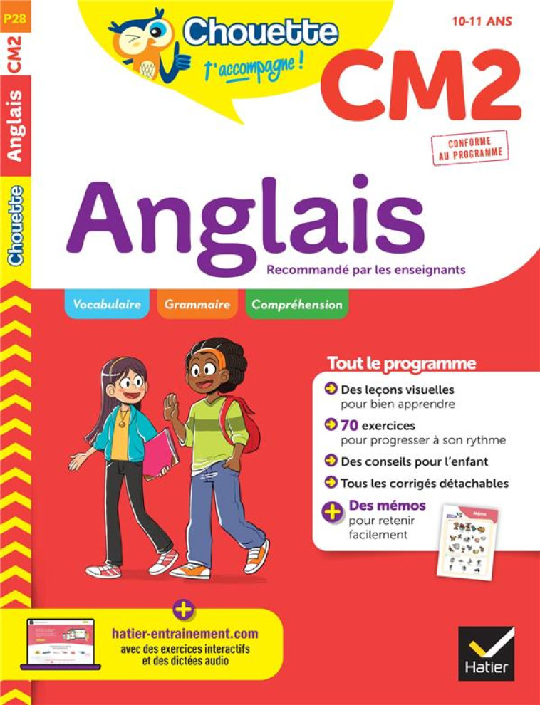 CHOUETTE ENTRAINEMENT TOME P28 : ANGLAIS  -  CM2 - TOUATI CORINNE - HATIER SCOLAIRE