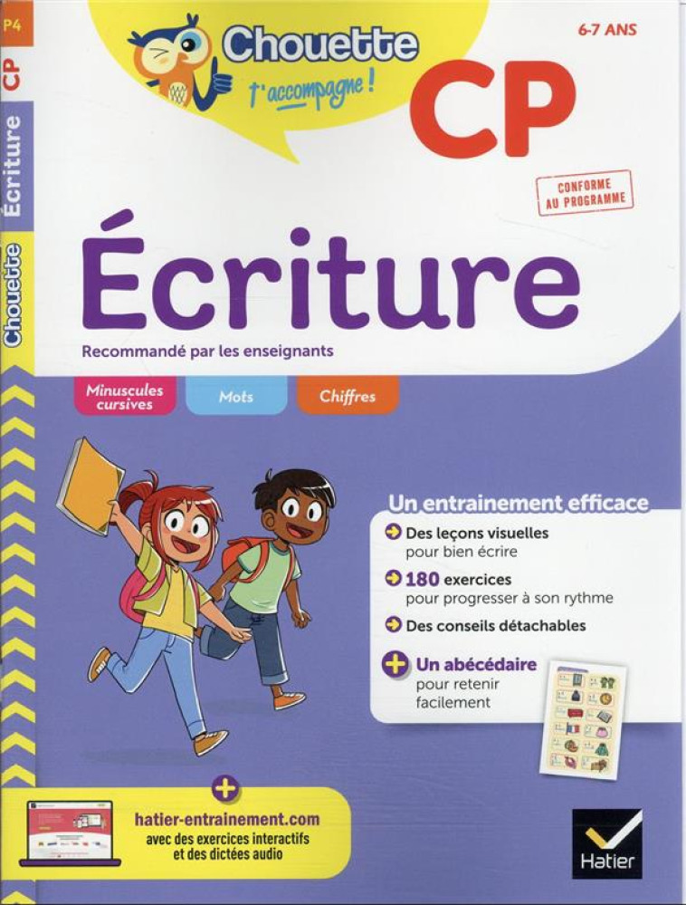 CHOUETTE ENTRAINEMENT T.P4 : ECRITURE  -  CP - GUION/MECKERT - HATIER SCOLAIRE