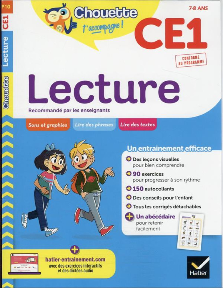 CHOUETTE ENTRAINEMENT T.P10 : LECTURE  -  CE1 - COHEN/ROULLIER - HATIER SCOLAIRE