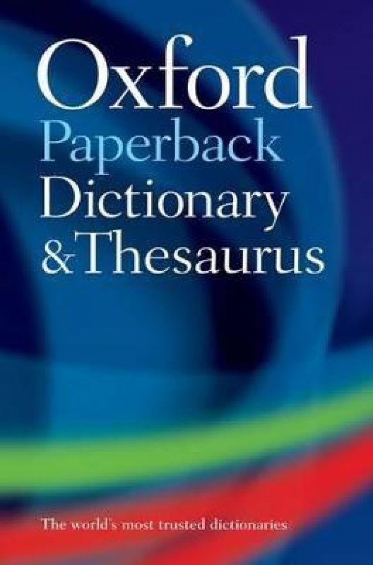 ENGLISH PAPERBACK DICTIONARY AND THESAURUS - XXX - OXFORD UP ACAD