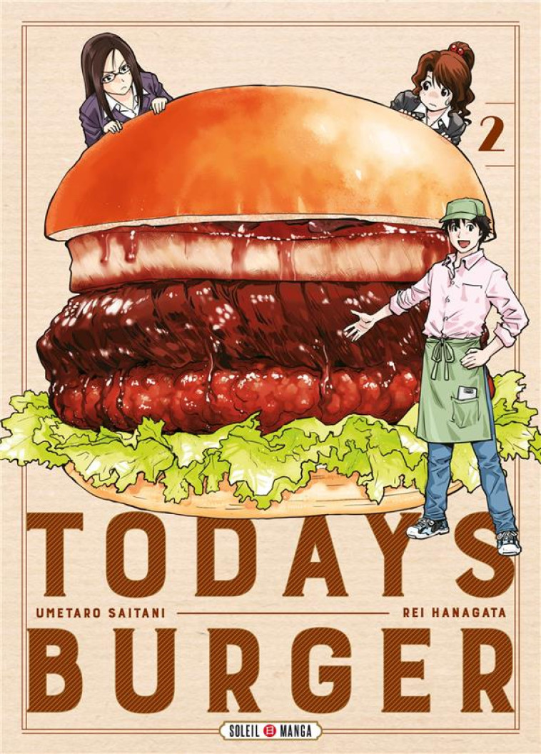 TODAY'S BURGER TOME 2 - HANAGATA/SAITANI - Soleil Productions