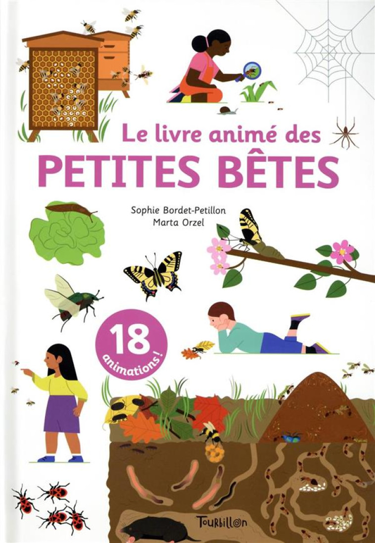 LE LIVRE ANIME DES PETITES BETES - BORDET-PETILLON - TOURBILLON