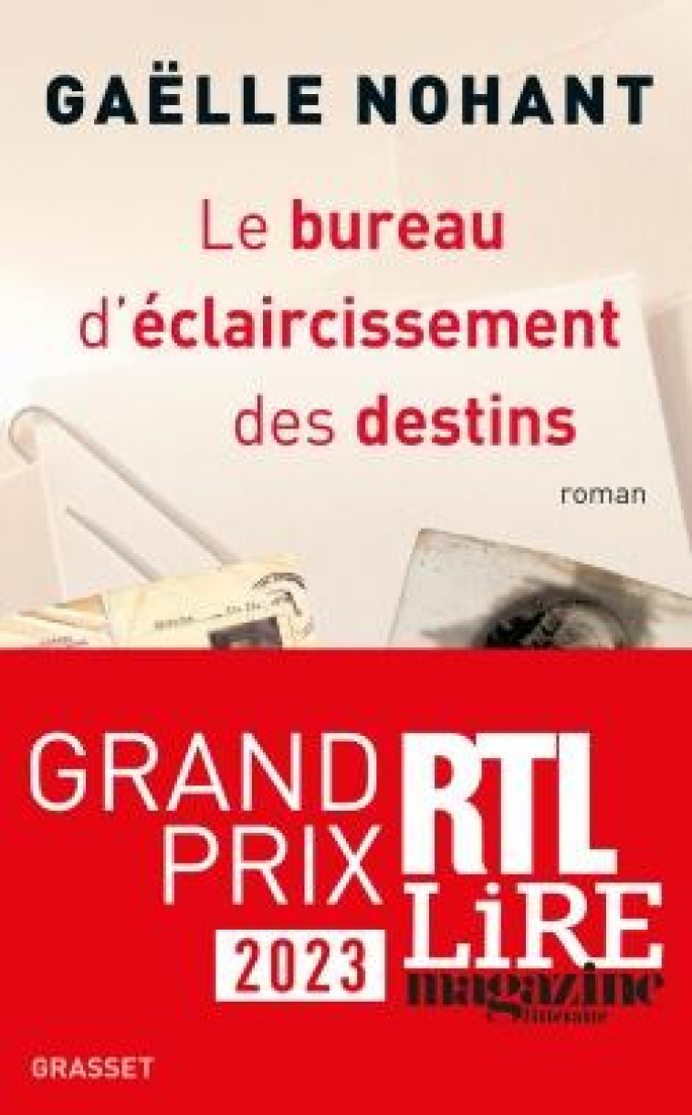 LE BUREAU D'ECLAIRCISSEMENT DES DESTINS - NOHANT, GAELLE  - GRASSET