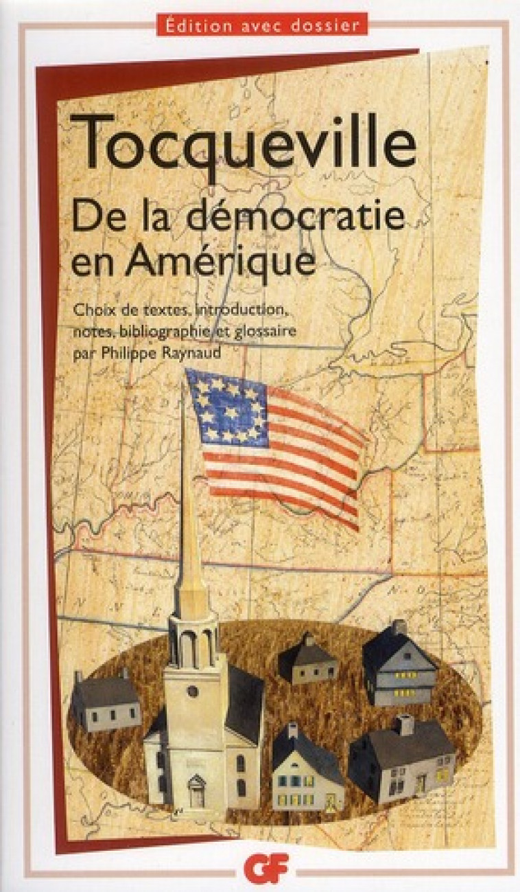 DE LA DEMOCRATIE EN AMERIQUE - TOCQUEVILLE A D. - FLAMMARION