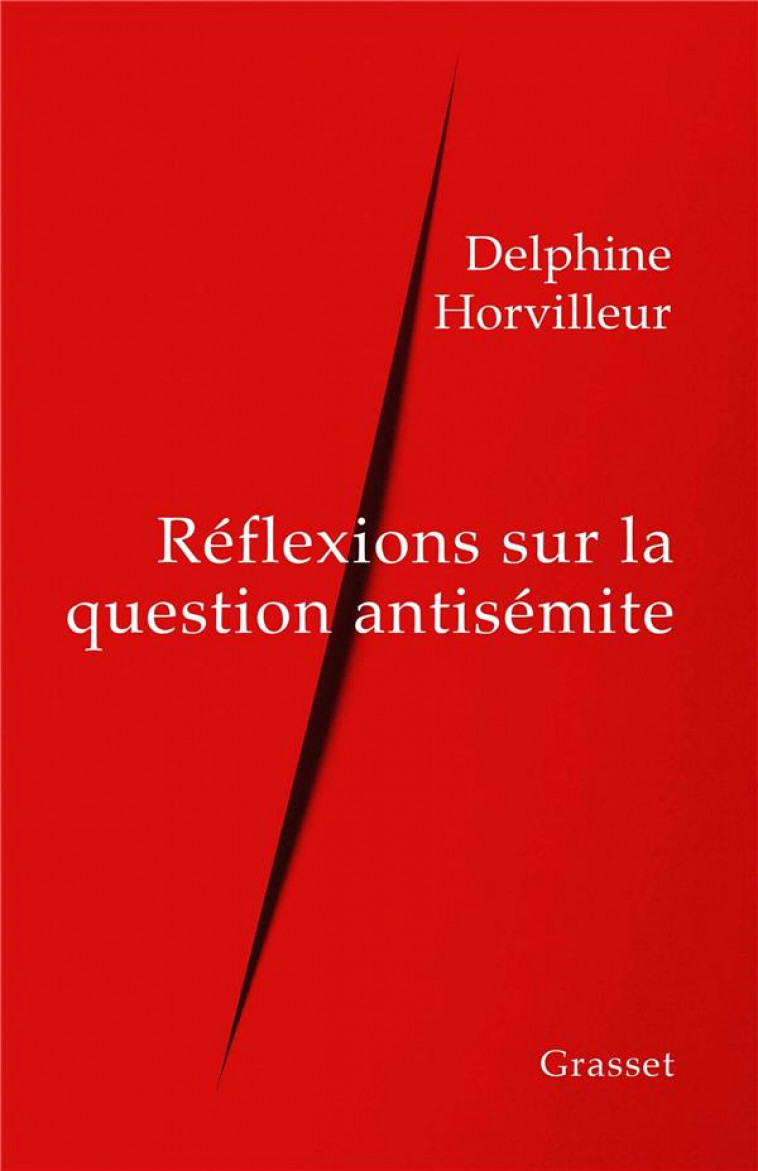 REFLEXIONS SUR LA QUESTION ANTISEMITE - HORVILLEUR DELPHINE - GRASSET