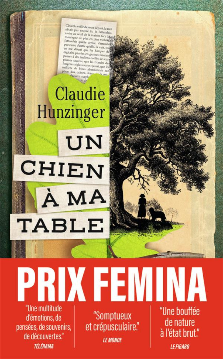 UN CHIEN A MA TABLE - HUNZINGER CLAUDIE - J'AI LU