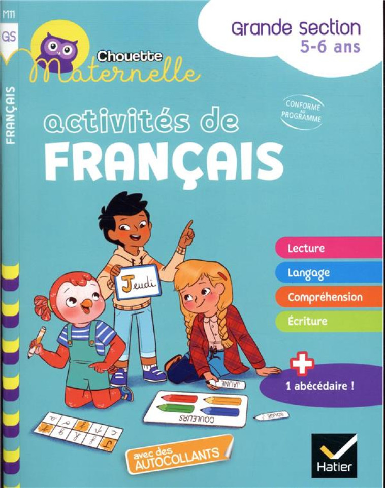 CHOUETTE ENTRAINEMENT : ACTIVITES DE FRANCAIS  -  GS - DOUTREMEPUICH - HATIER SCOLAIRE