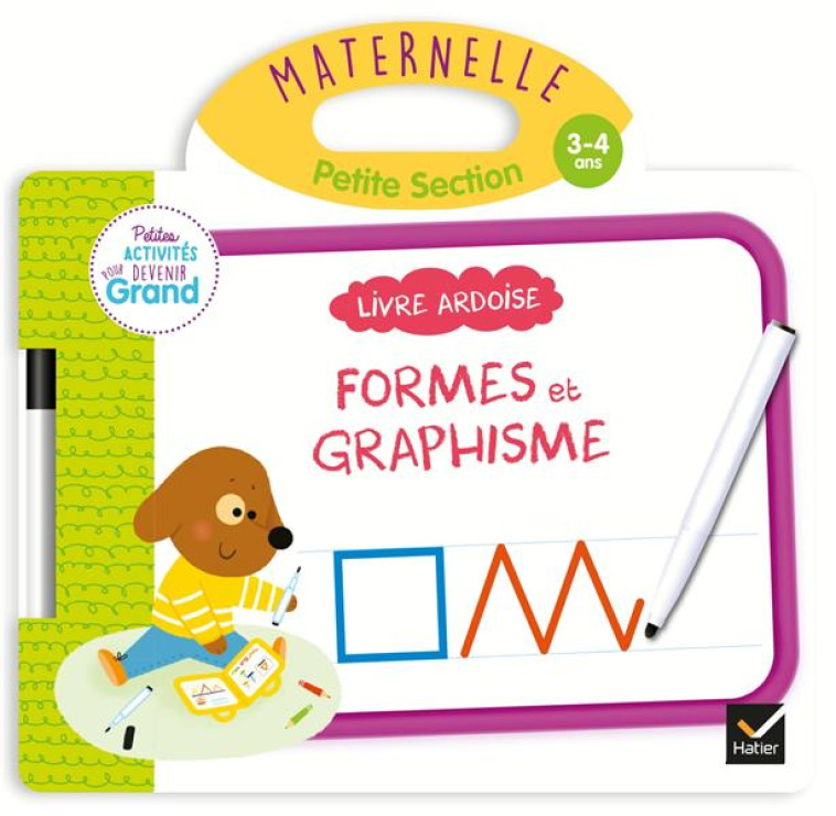 LIVRE ARDOISE FORMES ET GRAPHISME  -  PS - MORNET/MOREY - HATIER SCOLAIRE