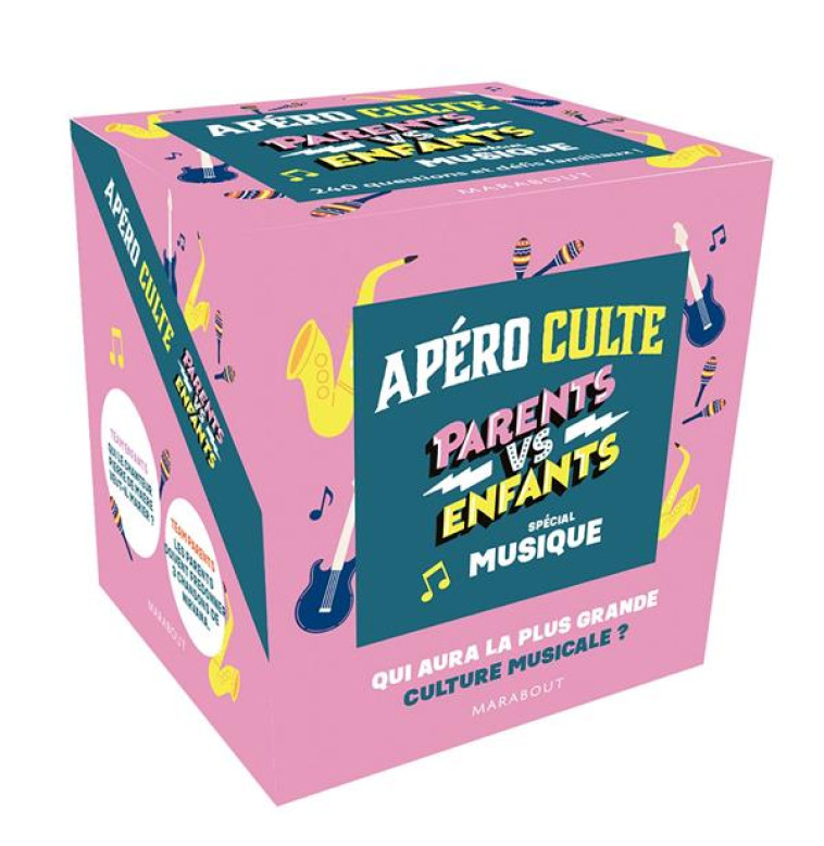 MINI-BOITE APERO CULTE : PARENTS VS ENFANTS : SPECIAL MUSIQUE - PINEL-F PINEL-N - MARABOUT