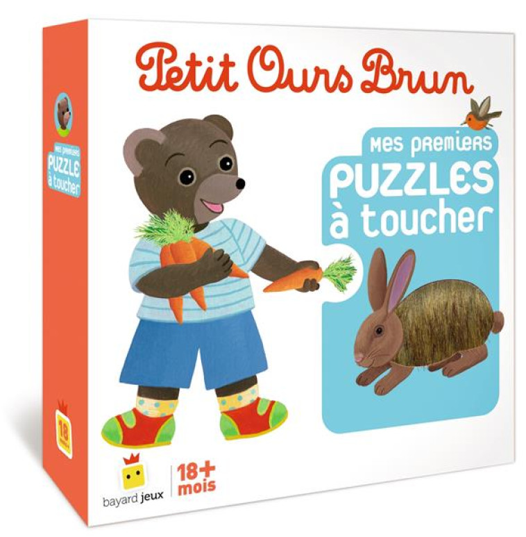 PETIT OURS BRUN : MES PREMIERS PUZZLES A TOUCHER - BOUR - NC