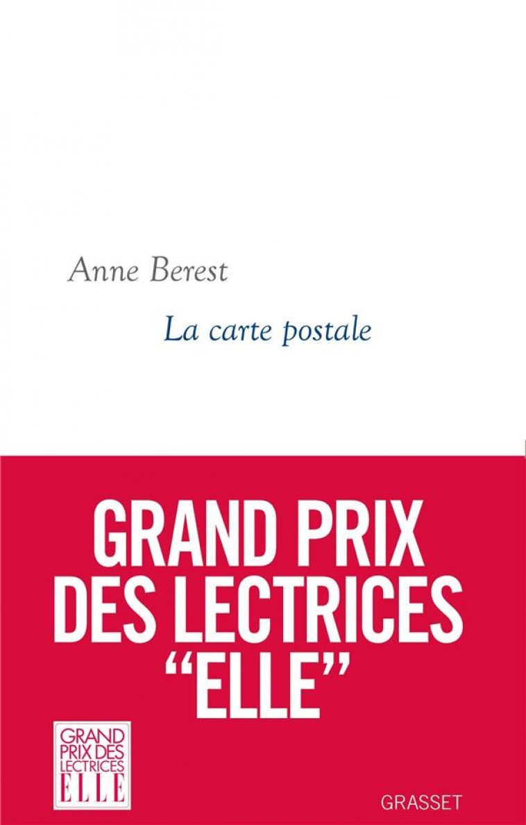 LA CARTE POSTALE -  BEREST, ANNE - GRASSET