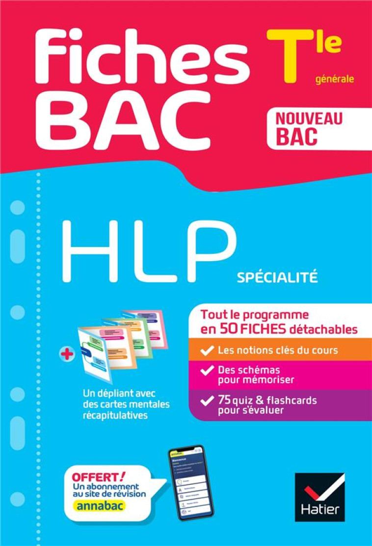 FICHES BAC : SPECIALITE HLP  -  TERMINALE GENERALE  -  TOUT LE PROGRAMME EN 50 FICHES DETACHABLES - LAMOUCHE/SPIES/TOUET - HATIER SCOLAIRE