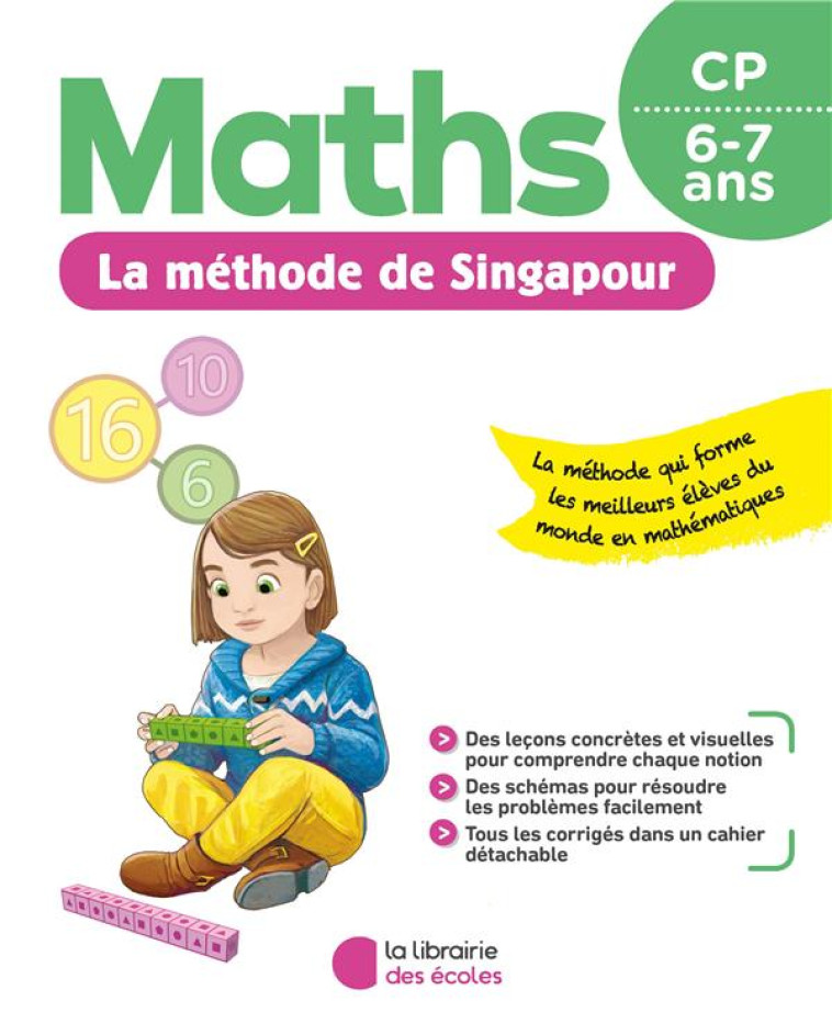 LA METHODE DE SINGAPOUR : MATHS  -  CP (EDITION 2020) - KRITTER/PEREIRA - ECOLES PARIS