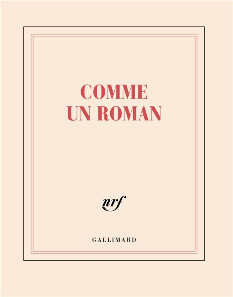 COMME UN ROMAN - COLLECTIF - NC