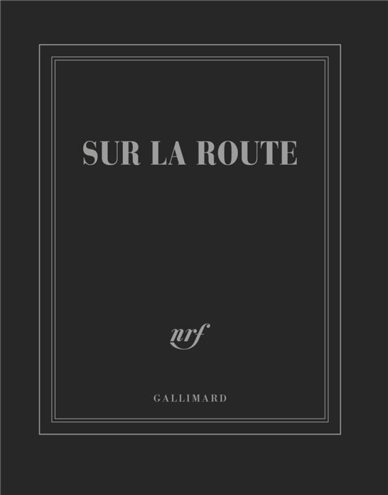 CARNET CARRE NOIR SUR LA ROUTE - COLLECTIF - NC