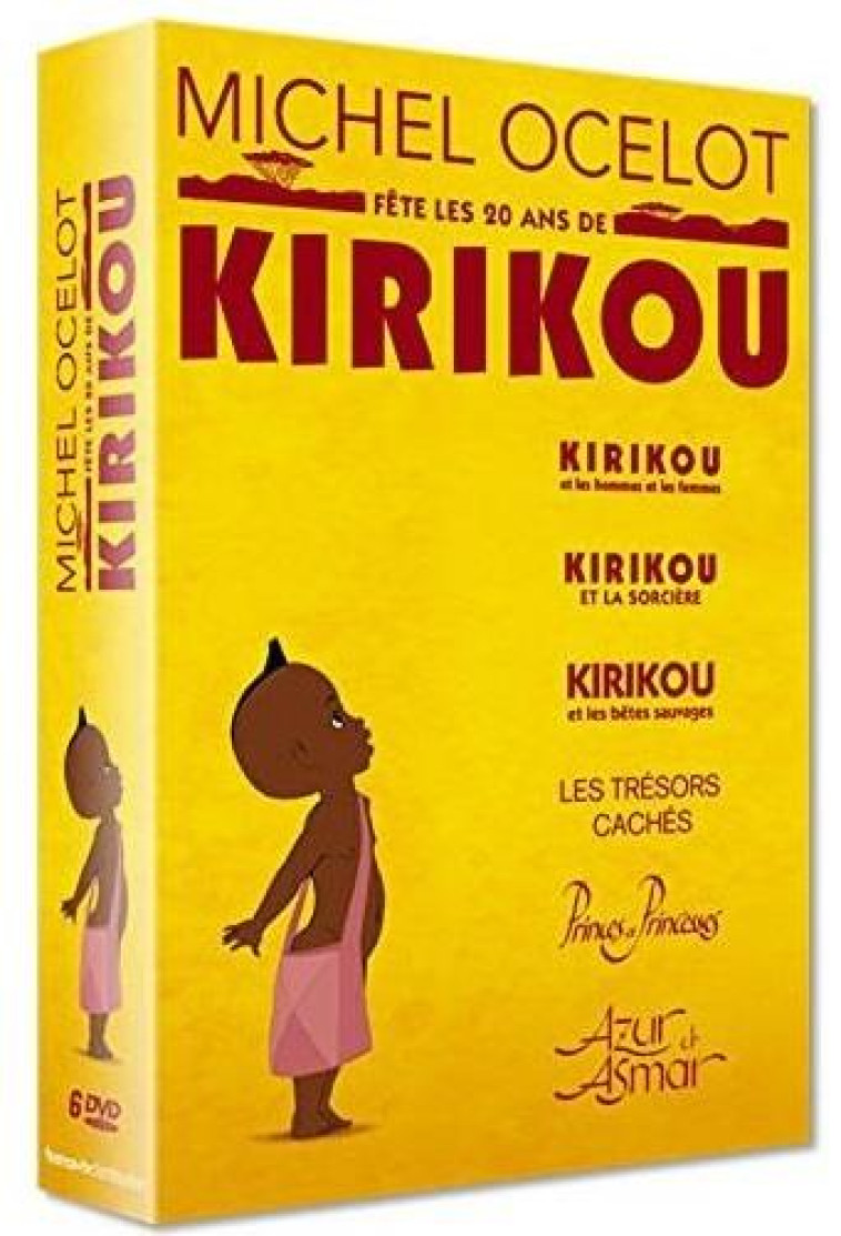 COFFRET LES 20 ANS DE KIRIKOU - 6 DVD - OCELOT MICHEL - NC