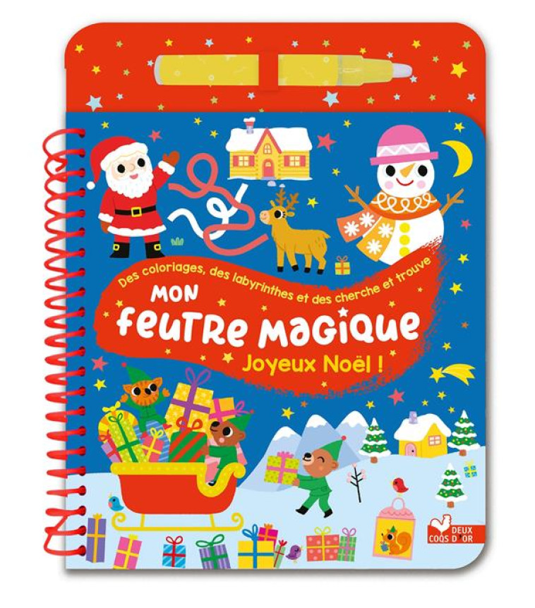 MON FEUTRE MAGIQUE : JOYEUX NOEL ! - AHRWEILLER LUCILE - HACHETTE