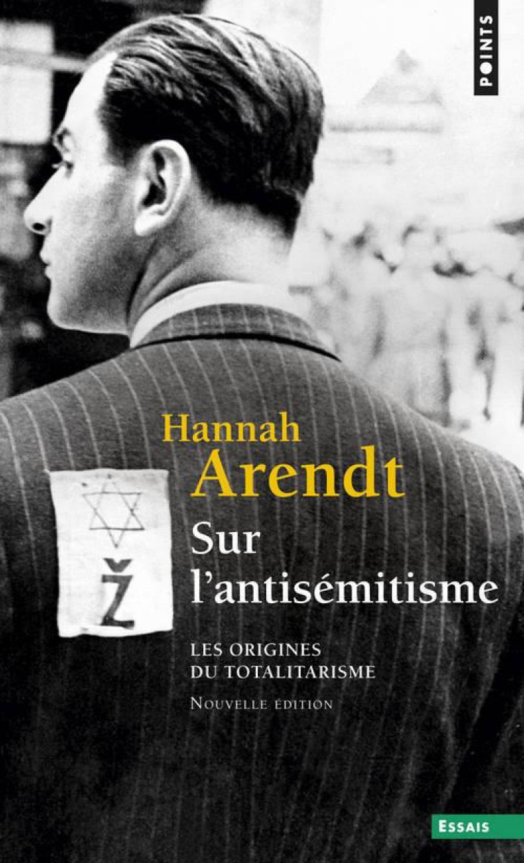 LES ORIGINES DU TOTALITARISME TOME 1  -  SUR L'ANTISEMITISME - ARENDT HANNAH - SEUIL