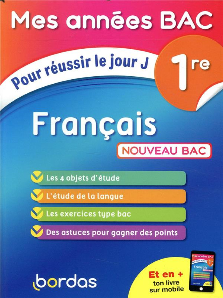 MES ANNEES BAC : 1RE  -  FRANCAIS (EDITION 2019) - LEDDA SYLVAIN - BORDAS