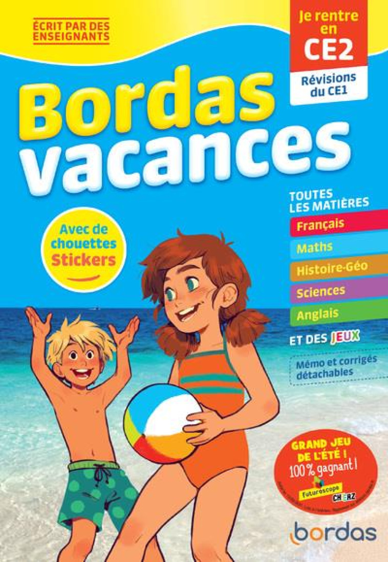 BORDAS VACANCES - JE RENTRE EN CE2 - COLLECTIF/SUREIN - BORDAS