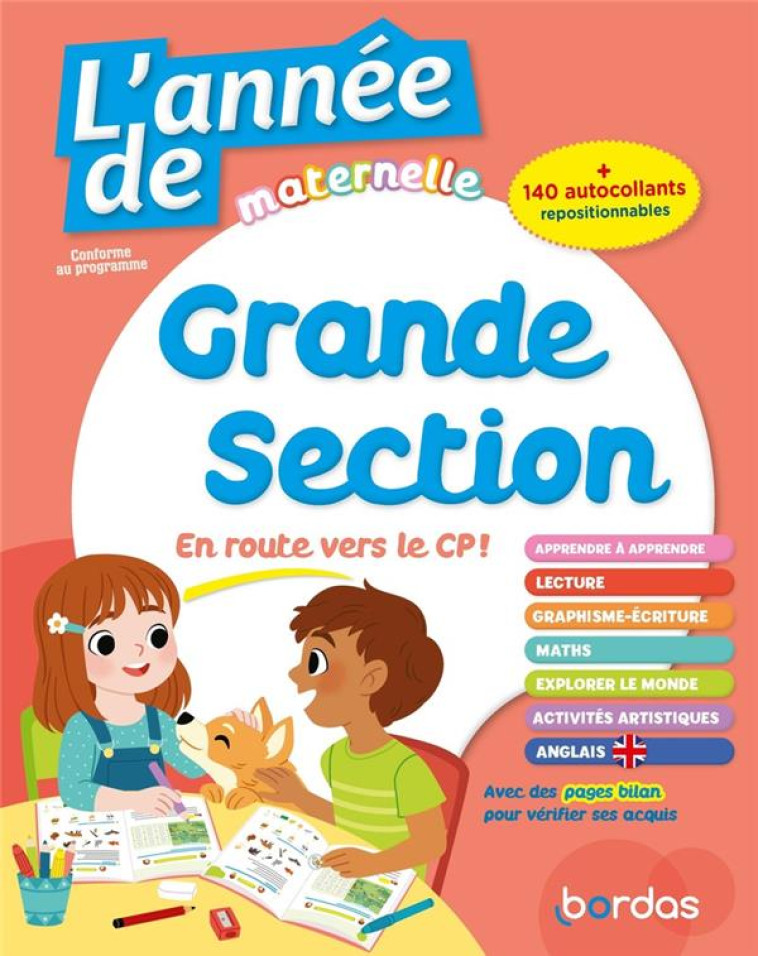 L'ANNEE DE : GRANDE SECTION : TOUTES LES MATIERES (EDITION 2022) - ROIRE/LACOSTE/FABRE - BORDAS