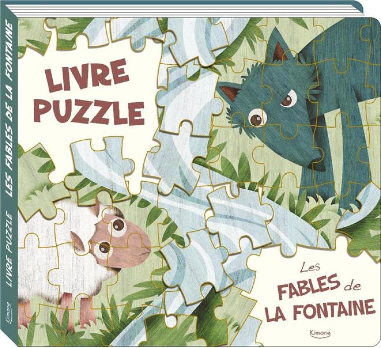 LES FABLES DE LA FONTAINE (COLL. LIVRE PUZZLE) - LA FONTAINE/VESTITA - KIMANE