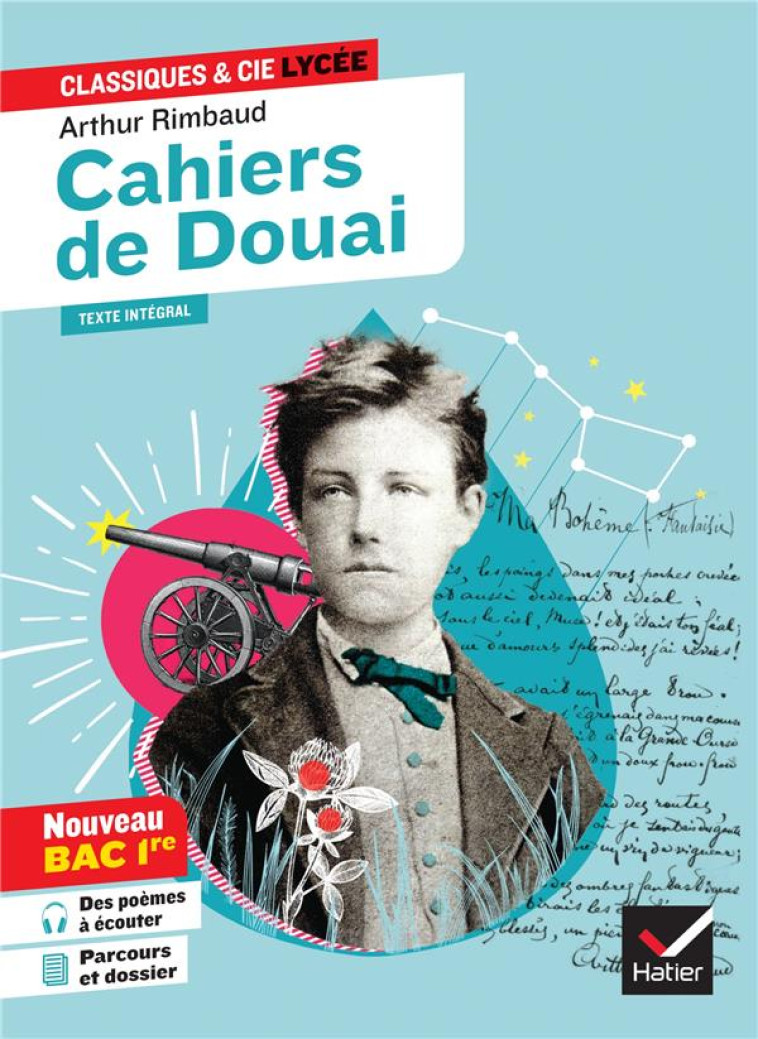 CAHIERS DE DOUAI  -  1RE GENERALE et TECHNO, BAC DE FRANCAIS - RIMBAUD/FAERBER - HATIER SCOLAIRE