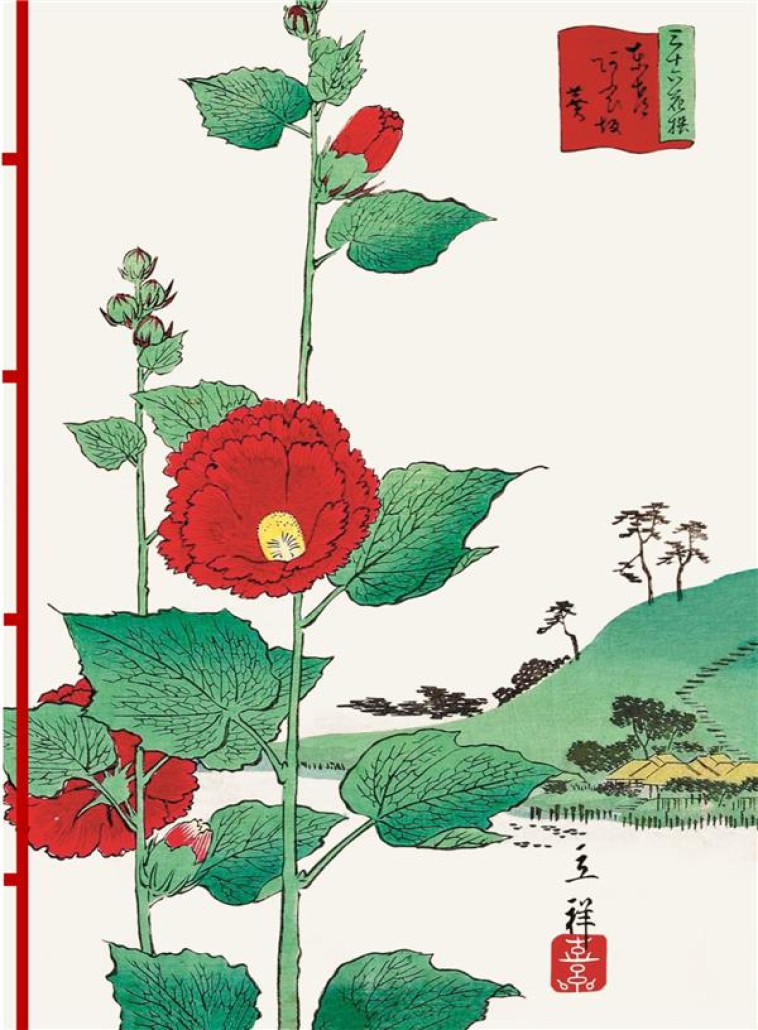 CARNET HAZAN LES FLEURS DANS L'ESTAMPE JAPONAISE 16 X 23 CM (PAPETERIE) - XXX - NC