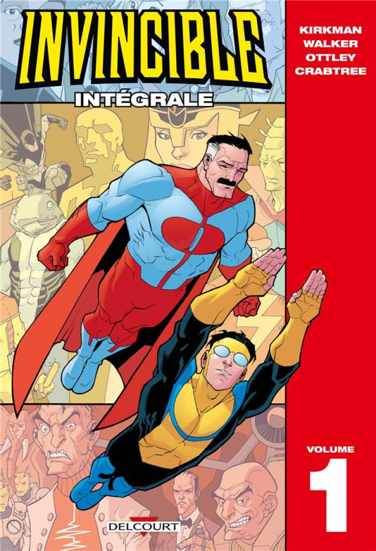 INVINCIBLE : INTEGRALE VOL.1 : TOMES 1 ET 2 - WALKER/OTTLEY - DELCOURT