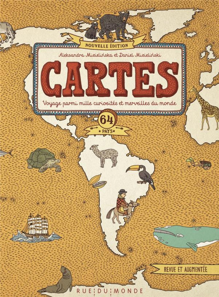 CARTES  -  VOYAGE PARMI MILLES CURIOSITES ET MERVEILLES DU MONDE - MIZIELINSKA - RUE DU MONDE