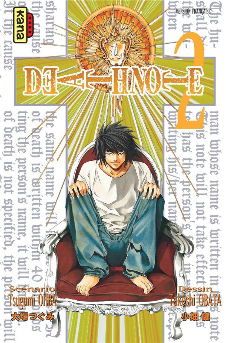 DEATH NOTE TOME 2 - TSUGUMI OHBA - DARGAUD