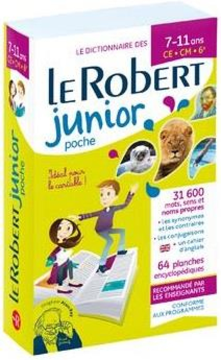 LE ROBERT JUNIOR : DICTIONNAIRE POCHE : CE,/CM/6E : 7/11 ANS (EDITION 2020) - COLLECTIF - LE ROBERT