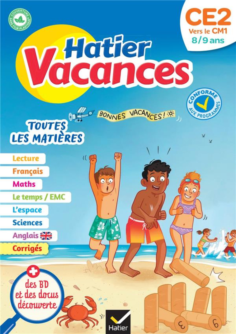 HATIER VACANCES : TOUTES LES MATIERES  -  CE2 VERS CM1 - CARDRON/LANQUETIN - HATIER SCOLAIRE